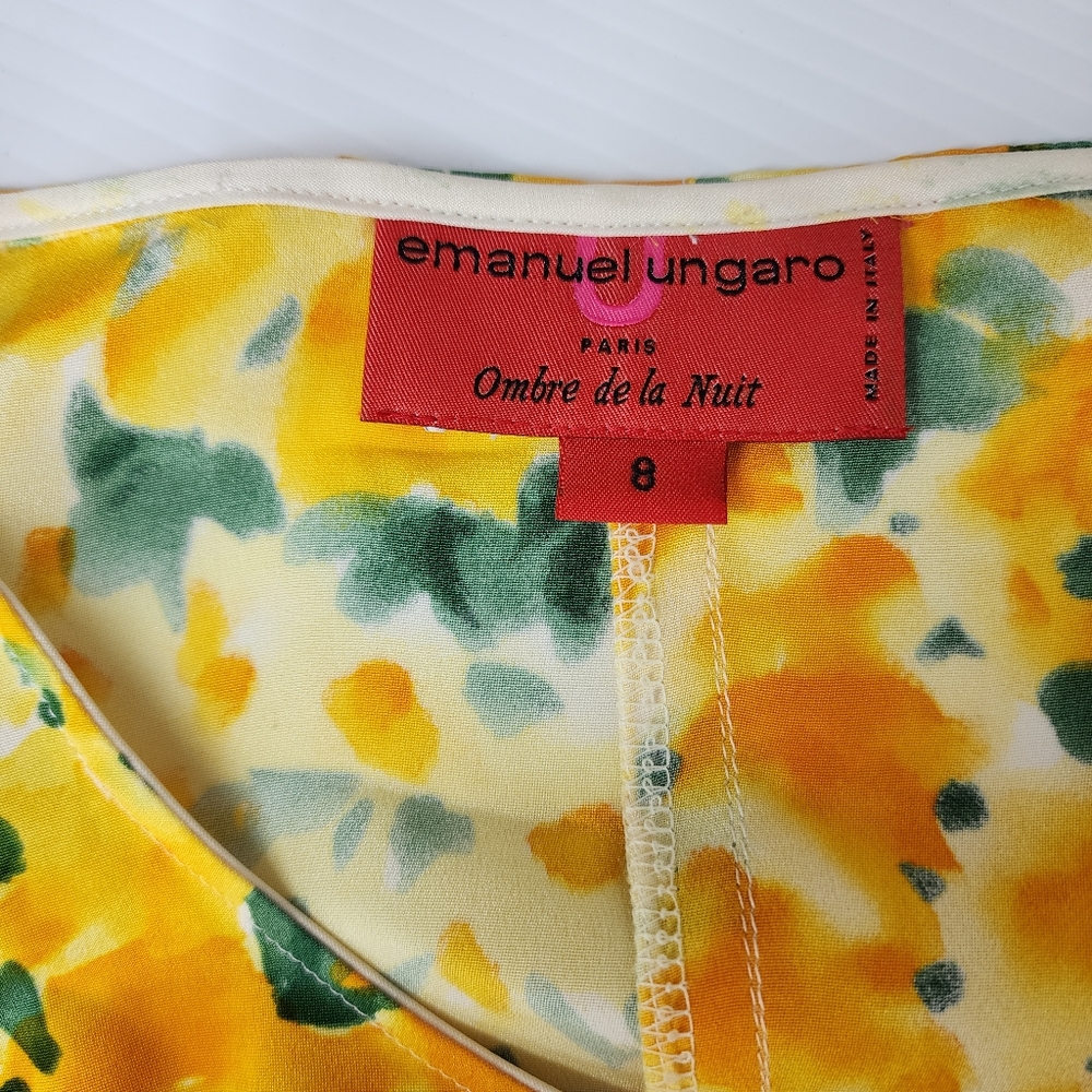 90's Vintage Emanuel Ungaro Paris Floral Blouse - Picture 4 of 10